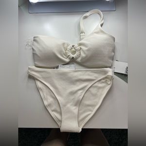 H&M one shoulder bikini set